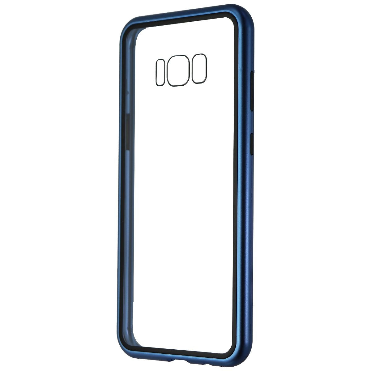 Zore Hybrid Glass Series Case for Samsung Galaxy S8 Plus - Clear/Blue Cell Phone - Cases, Covers & Skins Zore    - Simple Cell Bulk Wholesale Pricing - USA Seller
