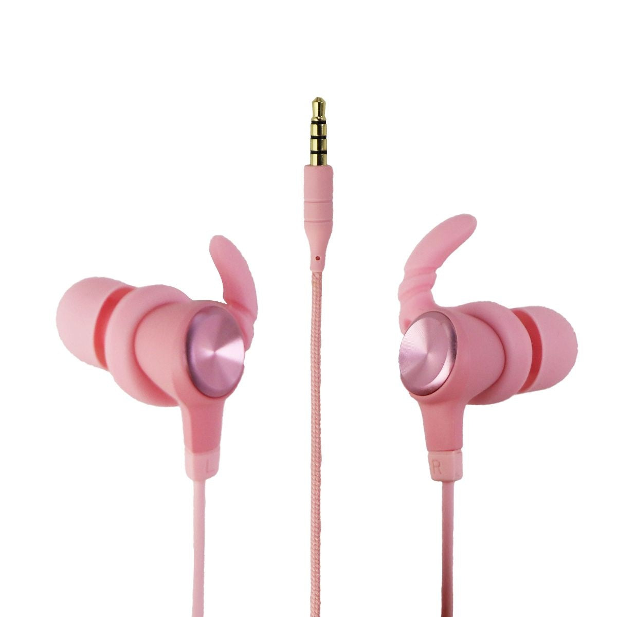 Baseus Encok H31 - Wired 3.5mm In-Ear Earphones with Mic - Pink Portable Audio - Headphones Baseus    - Simple Cell Bulk Wholesale Pricing - USA Seller