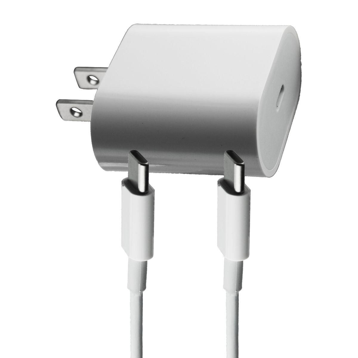 iPremium (20-Watt) USB-C Charger with (2m/6.6-Ft) USB-C to USB-C Cable - White Cell Phone - Chargers & Cradles iPremium    - Simple Cell Bulk Wholesale Pricing - USA Seller