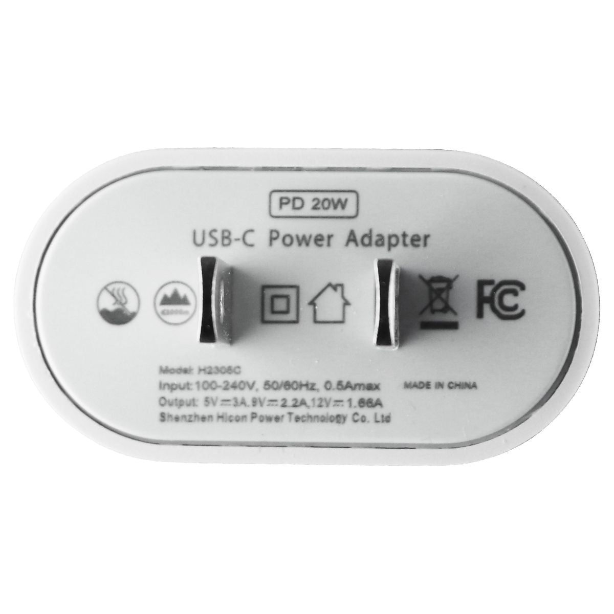 iPremium (20-Watt) USB-C Charger with (2m/6.6-Ft) USB-C to USB-C Cable - White Cell Phone - Chargers & Cradles iPremium    - Simple Cell Bulk Wholesale Pricing - USA Seller