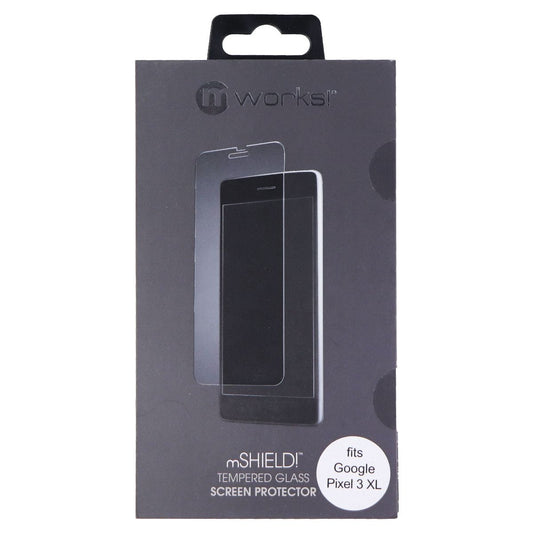 mWorks! mShield! Tempered Glass Screen for Google Pixel 3 XL - Clear Cell Phone - Screen Protectors mWorks!    - Simple Cell Bulk Wholesale Pricing - USA Seller
