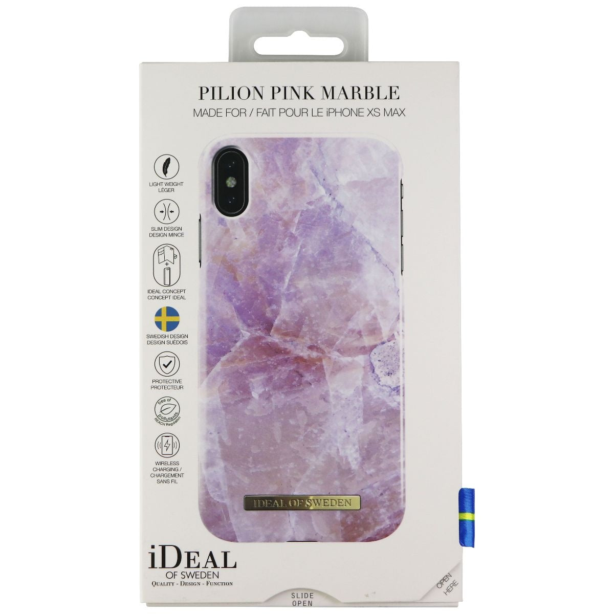 iDeal of Sweden Hard Case for Apple iPhone Xs Max - Pilion Pink Marble Cell Phone - Cases, Covers & Skins iDeal of Sweden    - Simple Cell Bulk Wholesale Pricing - USA Seller