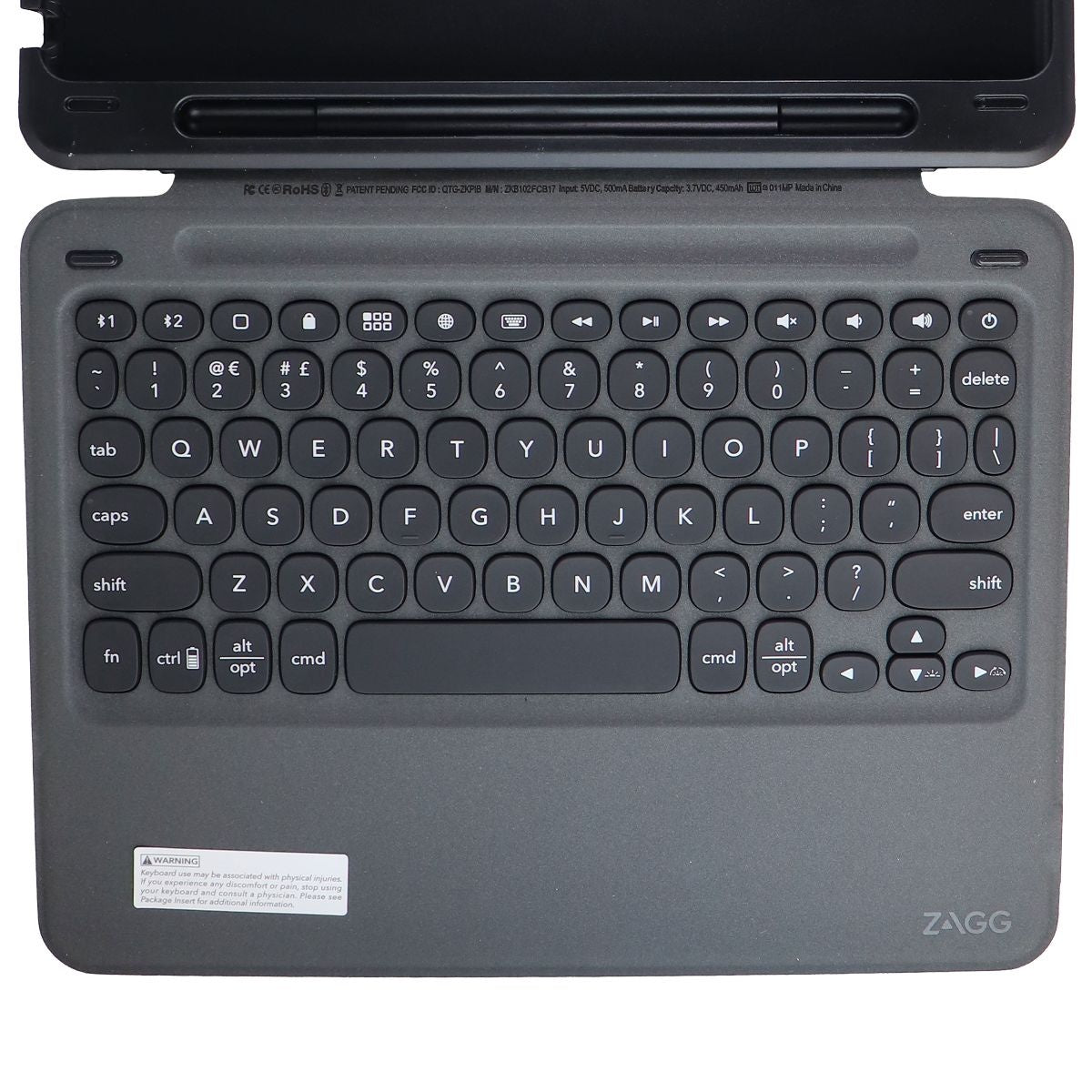 ZAGG Slim Book Go Wireless Backlit Keyboard Case for iPad 10.2 (9th/8th/7th Gen) iPad/Tablet Accessories - Cases, Covers, Keyboard Folios Zagg    - Simple Cell Bulk Wholesale Pricing - USA Seller