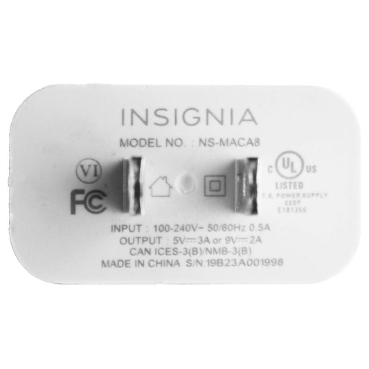 Insignia (18W) USB-C Wall Charger (NS-MACA8) - White Cell Phone - Chargers & Cradles Insignia    - Simple Cell Bulk Wholesale Pricing - USA Seller
