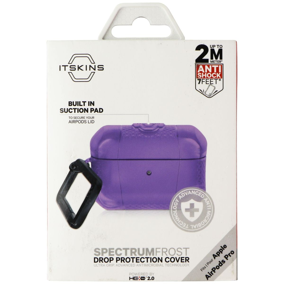 ITSKINS Spectrum Frost Case for Apple Airpods Pro - Light Purple Cell Phone - Cases, Covers & Skins ITSKINS    - Simple Cell Bulk Wholesale Pricing - USA Seller