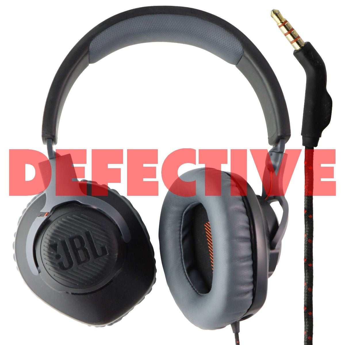 JBL Quantum 100 Wired Over-Ear Gaming Headphones - Black Portable Audio - Headphones JBL    - Simple Cell Bulk Wholesale Pricing - USA Seller