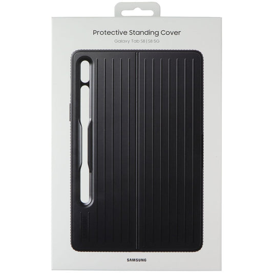 Samsung Protective Standing Cover for Samsung Galaxy Tab S8/S8 5G - Black iPad/Tablet Accessories - Cases, Covers, Keyboard Folios Samsung    - Simple Cell Bulk Wholesale Pricing - USA Seller