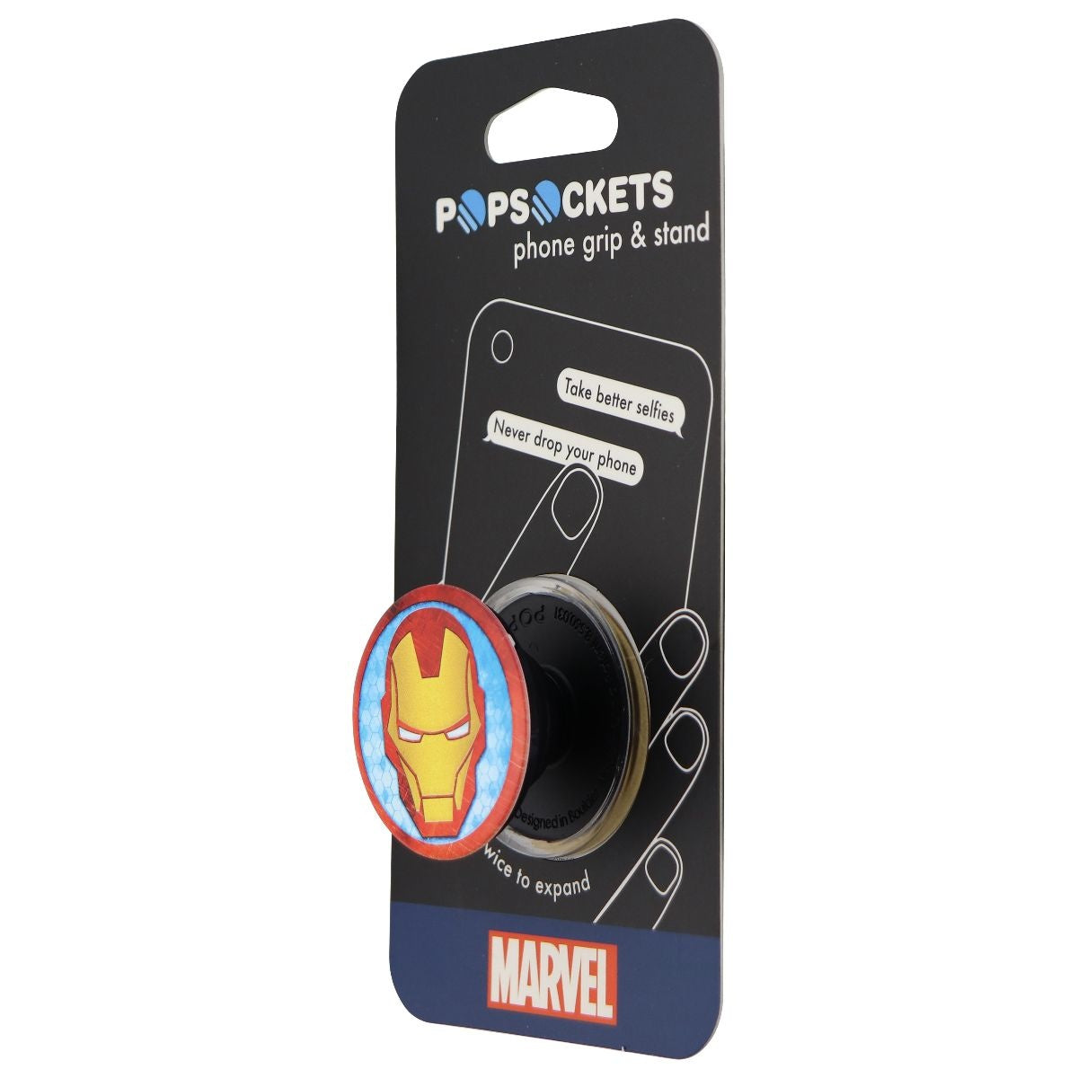 PopSockets: Collapsible Grip & Stand for Phones and Tablets - Iron Man Icon Cell Phone - Mounts & Holders PopSockets    - Simple Cell Bulk Wholesale Pricing - USA Seller