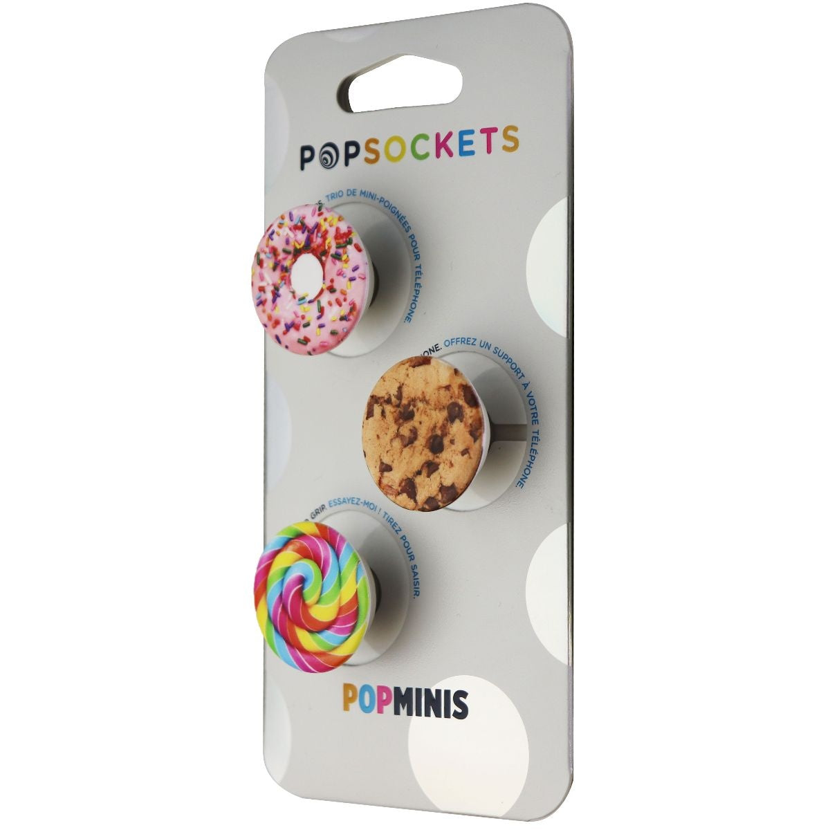 PopSockets PopMinis: Mini Grips for Phones & Tablets (3 Pack) - Sweet Tooth Cell Phone - Mounts & Holders PopSockets    - Simple Cell Bulk Wholesale Pricing - USA Seller