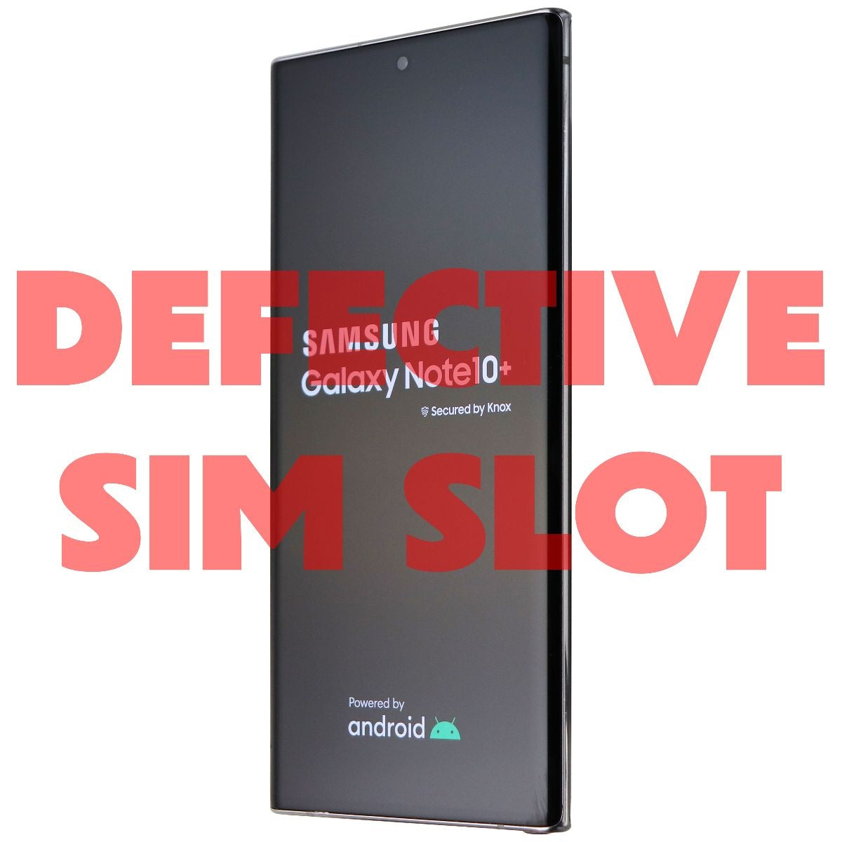 Samsung Galaxy Note10+ (6.8) SM-N975U (Wi-Fi Only) - 256GB / Aura Glow - BAD SIM Cell Phones & Smartphones Samsung    - Simple Cell Bulk Wholesale Pricing - USA Seller