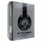 Monster N-Tune HD Wired On-Ear Headphones - Midnight Black / Silver Portable Audio - Headphones Monster    - Simple Cell Bulk Wholesale Pricing - USA Seller