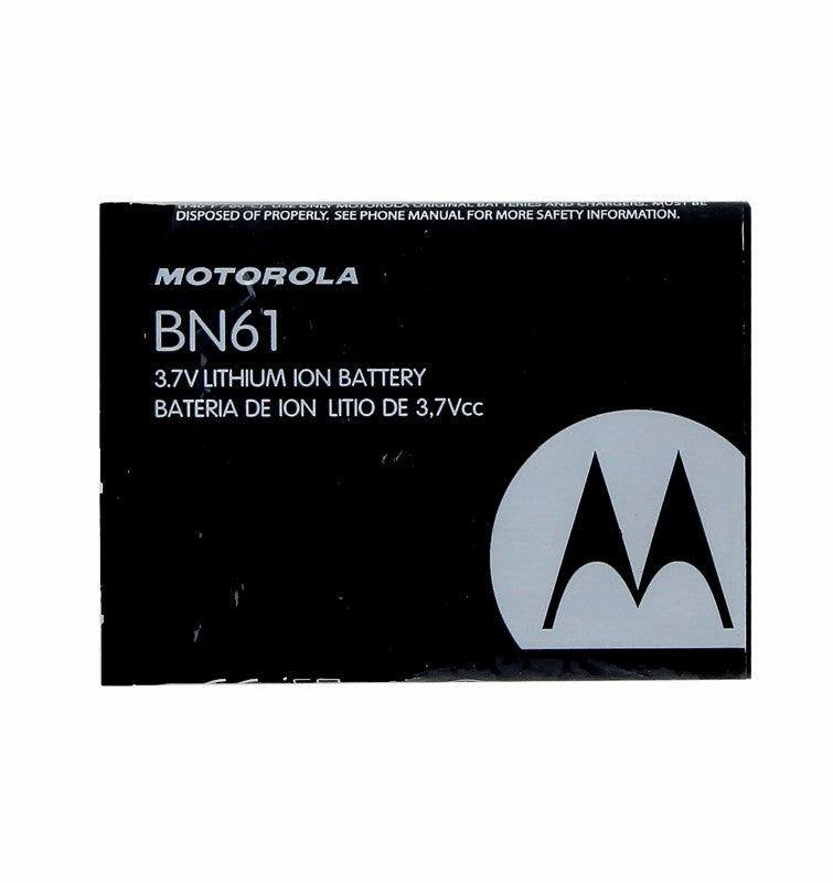 Motorola (950 mAh) OEM Battery (BN61 / SNN5832A) for W835 / Crush / Blaze Cell Phone - Batteries Motorola    - Simple Cell Bulk Wholesale Pricing - USA Seller