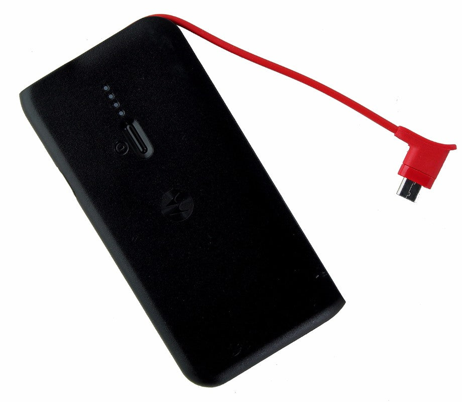 Motorola Power Pack Slim 2000 Power Bank with Micro USB Cable - Black/Red Cell Phone - Chargers & Cradles Motorola    - Simple Cell Bulk Wholesale Pricing - USA Seller