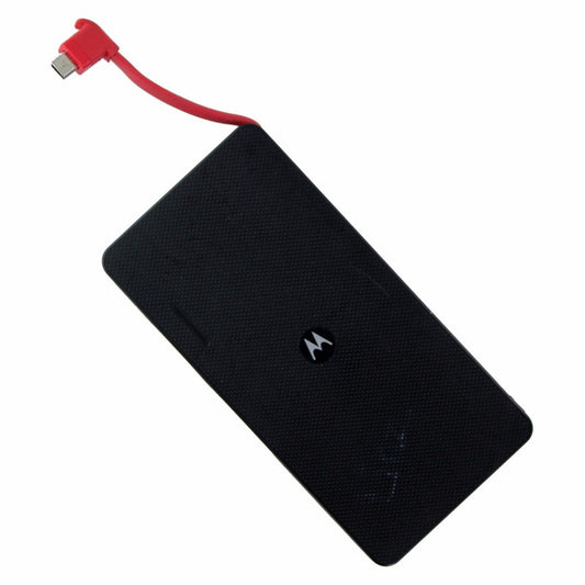 Motorola Power Pack Slim 4000mAh Power Bank with Built-in Micro-USB Cable Black Cell Phone - Chargers & Cradles Motorola    - Simple Cell Bulk Wholesale Pricing - USA Seller
