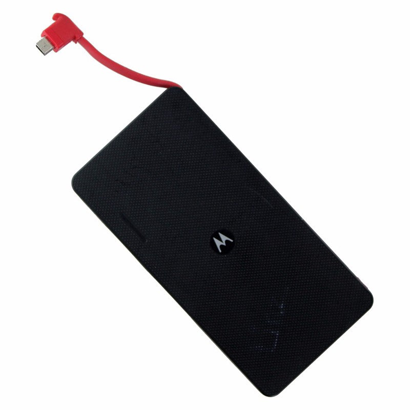 Motorola Power Pack Slim 4000mAh Power Bank with Built-in Micro-USB Cable Black Cell Phone - Chargers & Cradles Motorola    - Simple Cell Bulk Wholesale Pricing - USA Seller