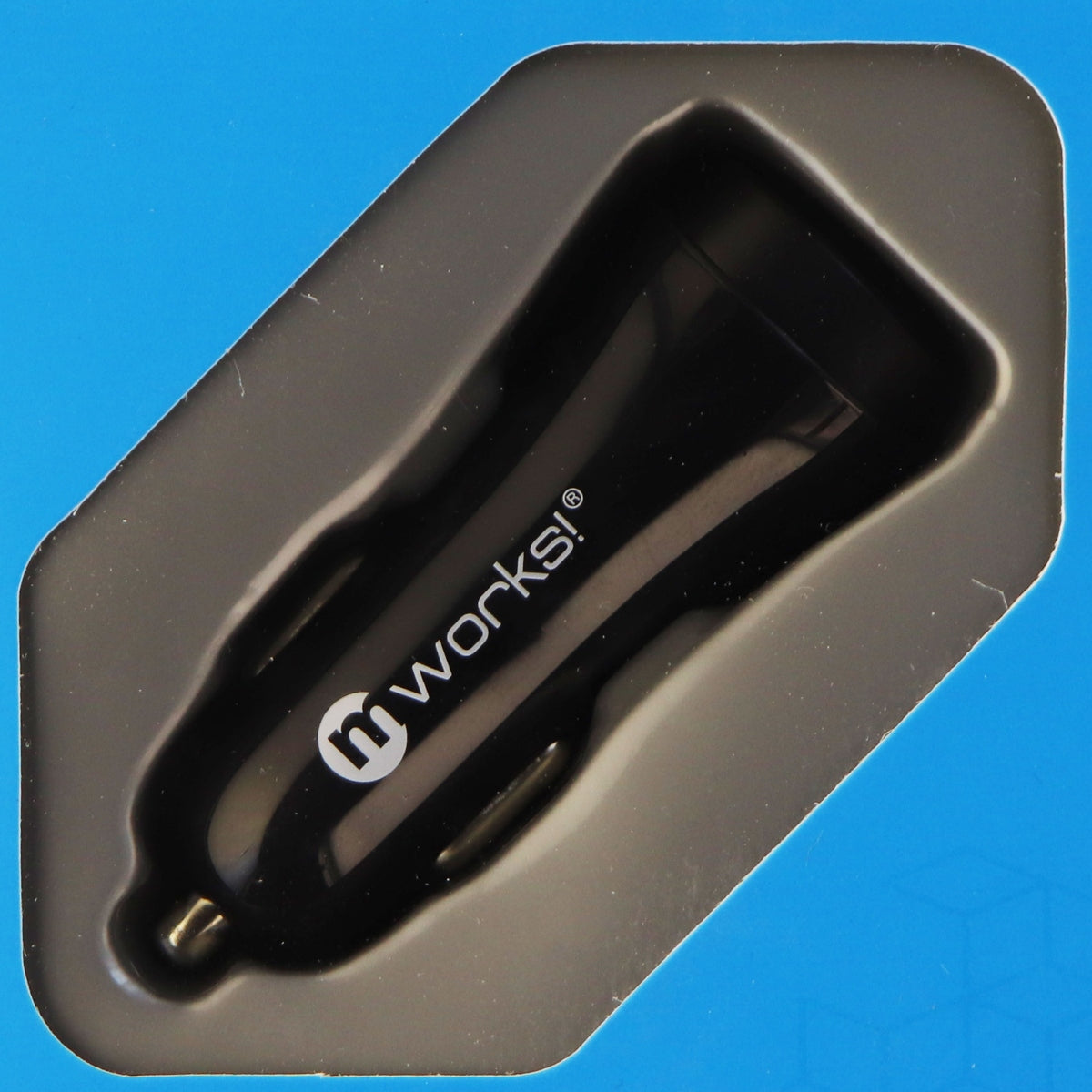 mworks! mPower Universal 3.4Amp Dual USB Car Charging Adapter - Gloss Black Cell Phone - Chargers & Cradles mWorks!    - Simple Cell Bulk Wholesale Pricing - USA Seller