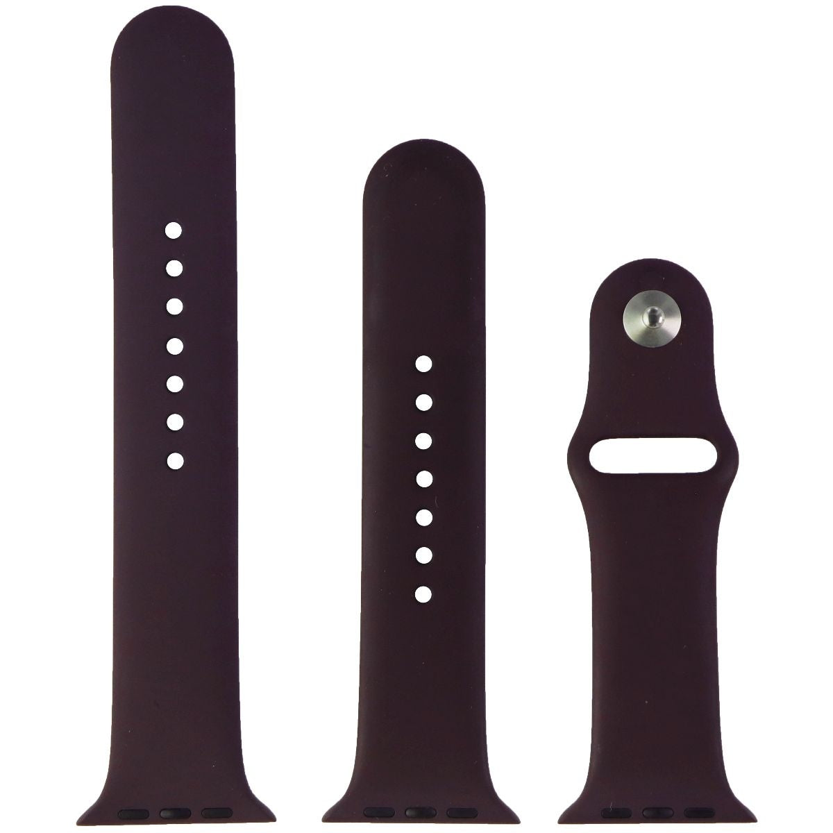 Apple 45mm Sport Band for Apple Watch 42/44/45mm - Dark Cherry - Full Set Smart Watch Accessories - Watch Bands Apple    - Simple Cell Bulk Wholesale Pricing - USA Seller