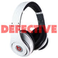 Beats by Dr. Dre Studio 1.0 (1st Gen) Wired Over-Ear Headphones - White Portable Audio - Headphones Beats by Dr. Dre    - Simple Cell Bulk Wholesale Pricing - USA Seller