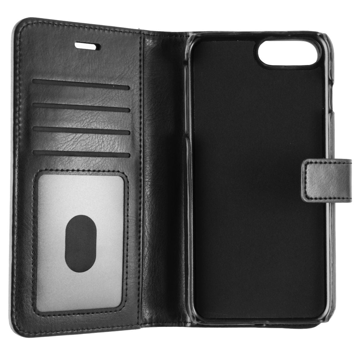 Skech (SK39-PB-BLK) Detachable Wallet Cover Case for iPhone 8+ / 7+ / 6+ - Black Cell Phone - Cases, Covers & Skins Skech    - Simple Cell Bulk Wholesale Pricing - USA Seller
