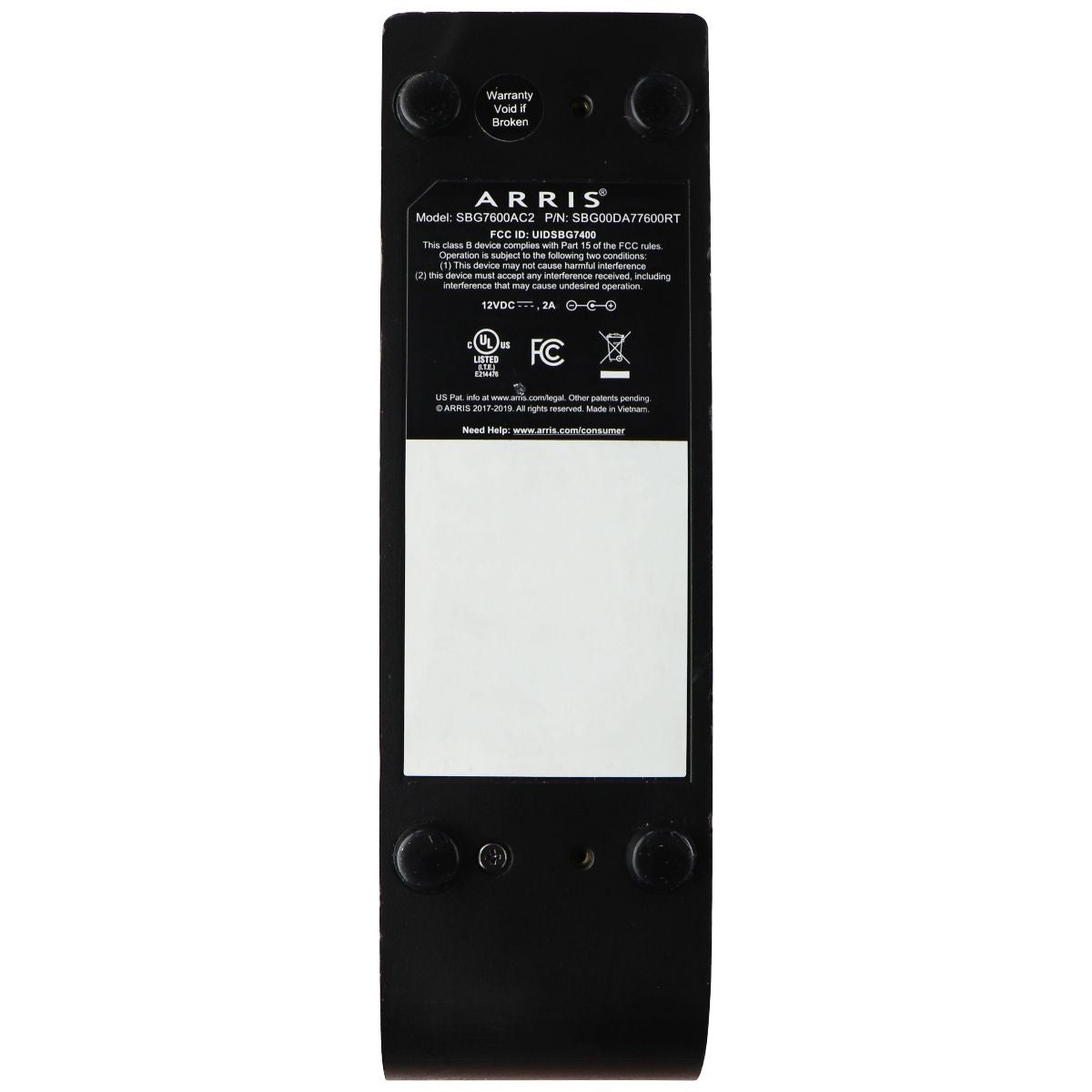 ARRIS SURFboard SBG7600AC2 DOCSIS 3.0 Cable Modem & AC2350 Wi-Fi Router Modem-Router Combos Arris    - Simple Cell Bulk Wholesale Pricing - USA Seller