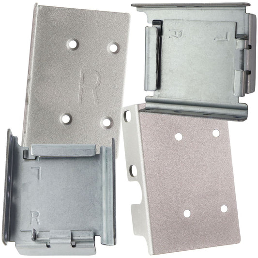 2U Server Rackmount Bracket with Adjustable Bracket and Screws - Black/Silver Other Sporting Goods UNKNOWN    - Simple Cell Bulk Wholesale Pricing - USA Seller