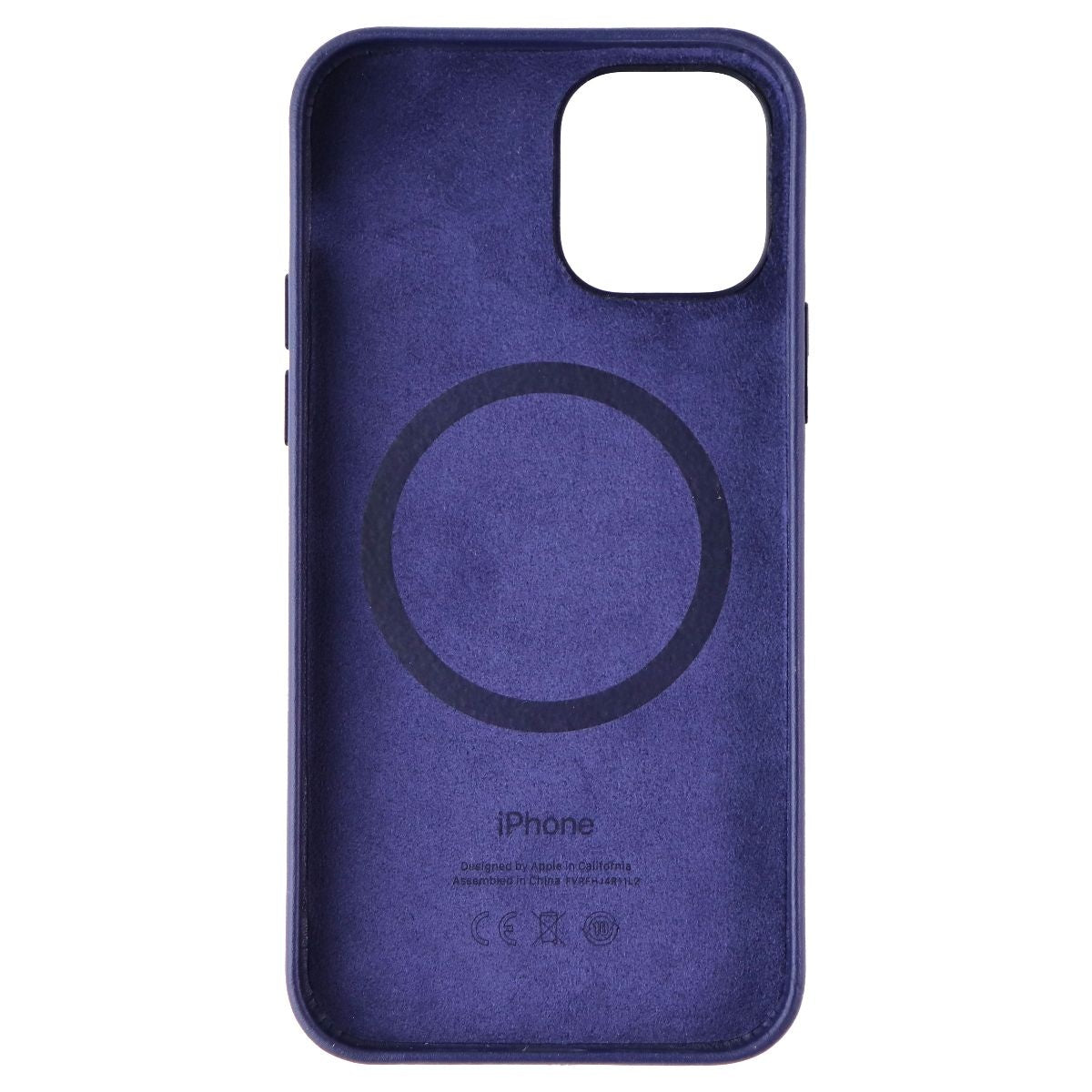 Apple Leather Case For Magsafe for Apple iPhone 12/12 Pro - Deep Violet Cell Phone - Cases, Covers & Skins Apple    - Simple Cell Bulk Wholesale Pricing - USA Seller