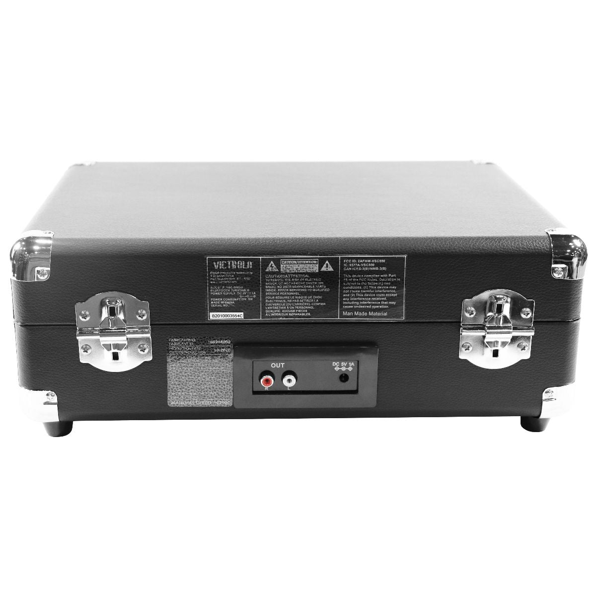 Victrola 3-Speed Suitcase Record Player with Bluetooth Streaming - Black Home Audio Stereos, Components - Record Players/Home Turntables Victrola    - Simple Cell Bulk Wholesale Pricing - USA Seller