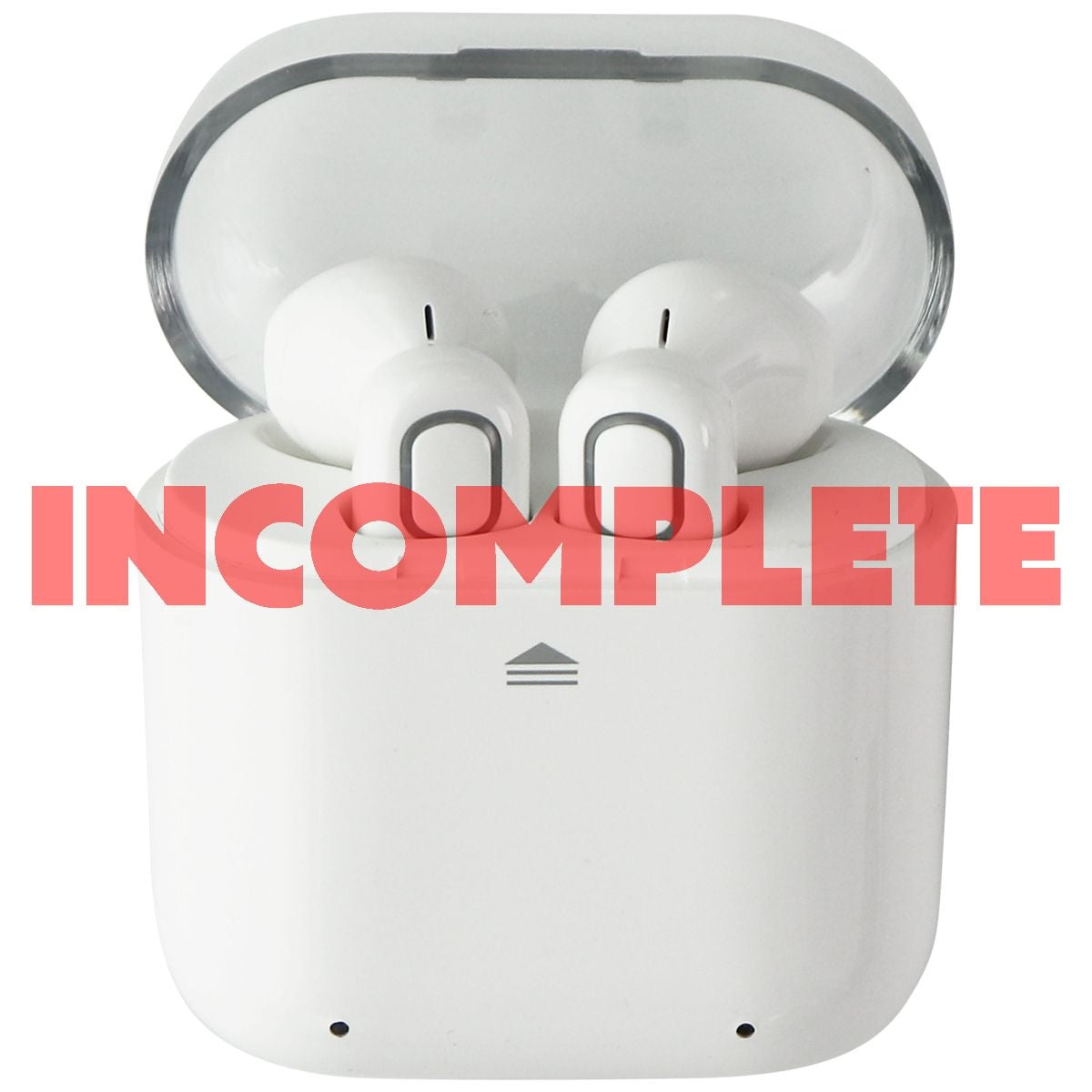True Wireless Stereo Bluetooth Ear-Buds with Charge Case - White Portable Audio - Headphones Unbranded    - Simple Cell Bulk Wholesale Pricing - USA Seller
