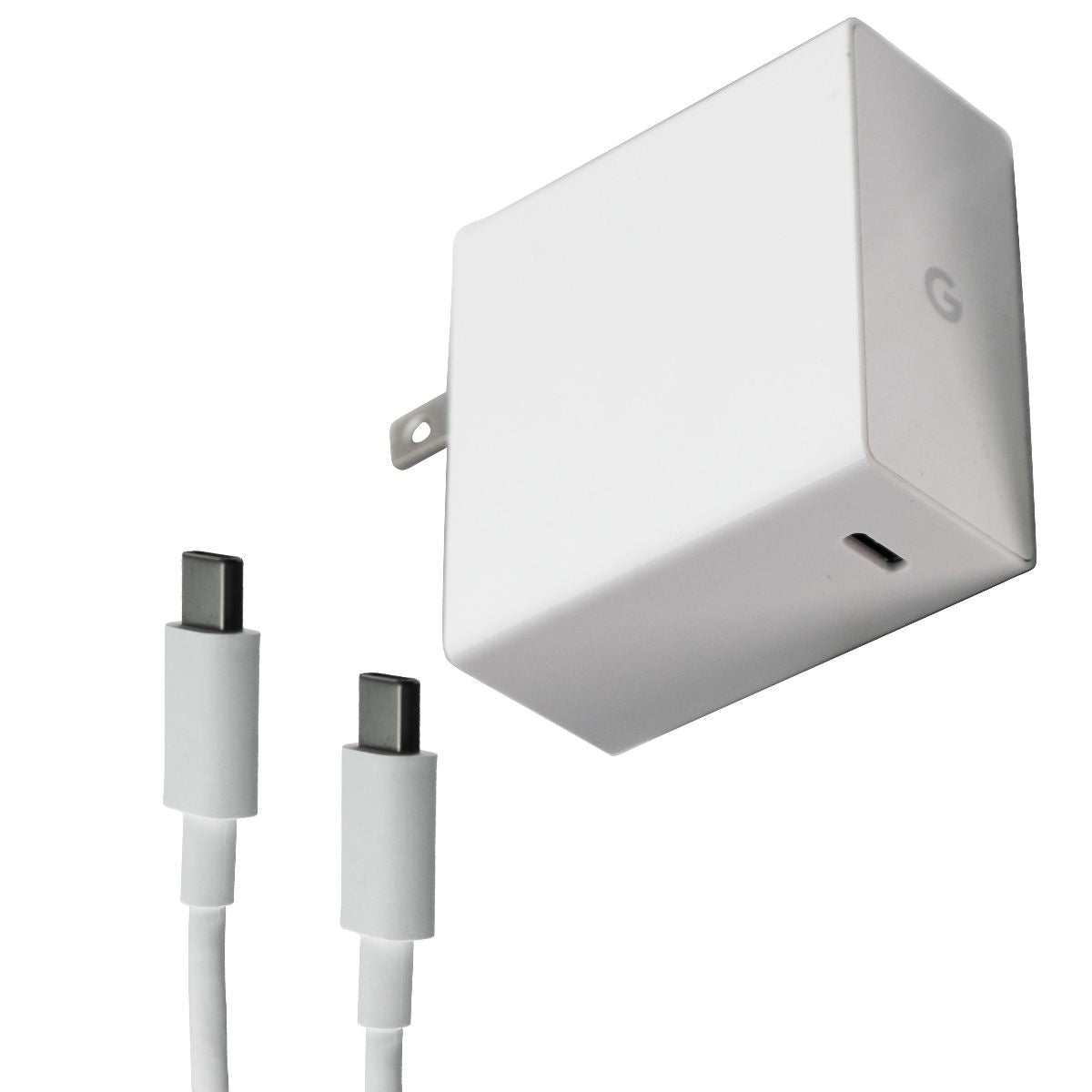 Google 45W USB Type-C Wall Charger and Cable for Pixelbook - White (GA00196-US) Cell Phone - Chargers & Cradles Google    - Simple Cell Bulk Wholesale Pricing - USA Seller