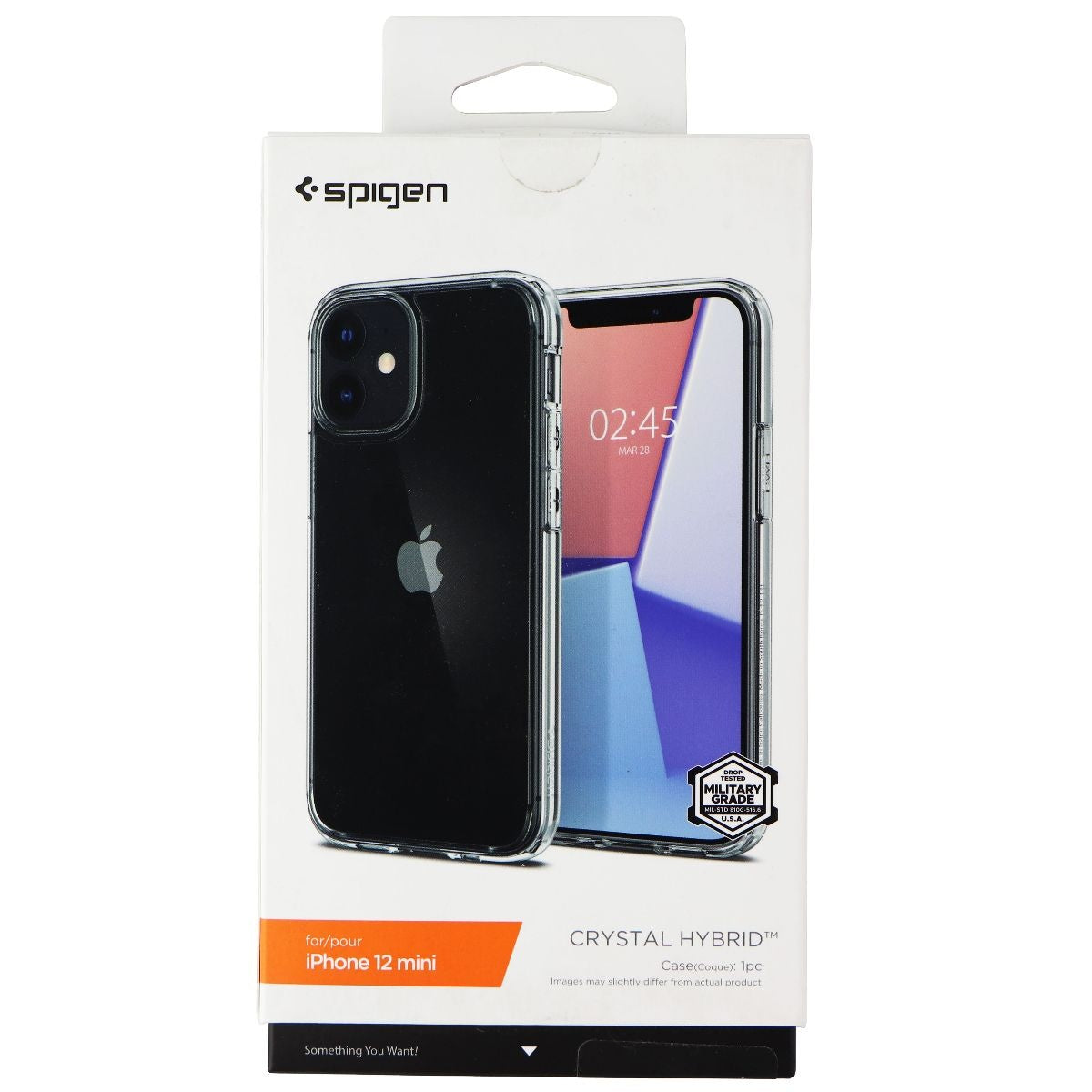 Spigen Crystal Hybrid Series Case for iPhone 12 Mini - Crystal Clear Cell Phone - Cases, Covers & Skins Spigen    - Simple Cell Bulk Wholesale Pricing - USA Seller