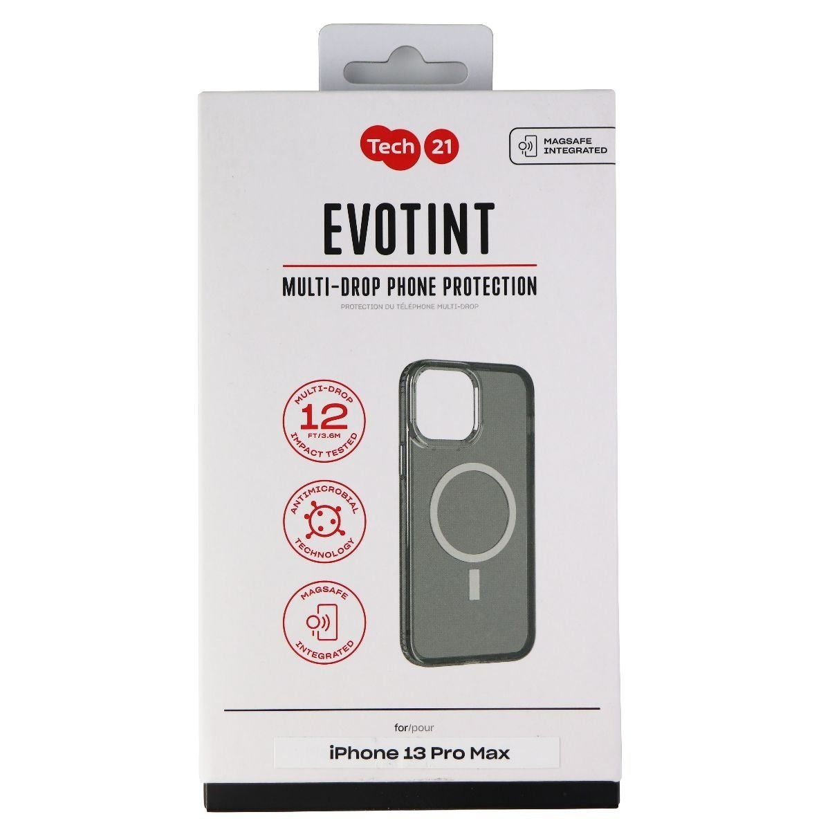 Tech21 Evo Tint Series For Magsafe Hard Case for Apple iPhone 13 Pro Max - Black Cell Phone - Cases, Covers & Skins Tech21    - Simple Cell Bulk Wholesale Pricing - USA Seller