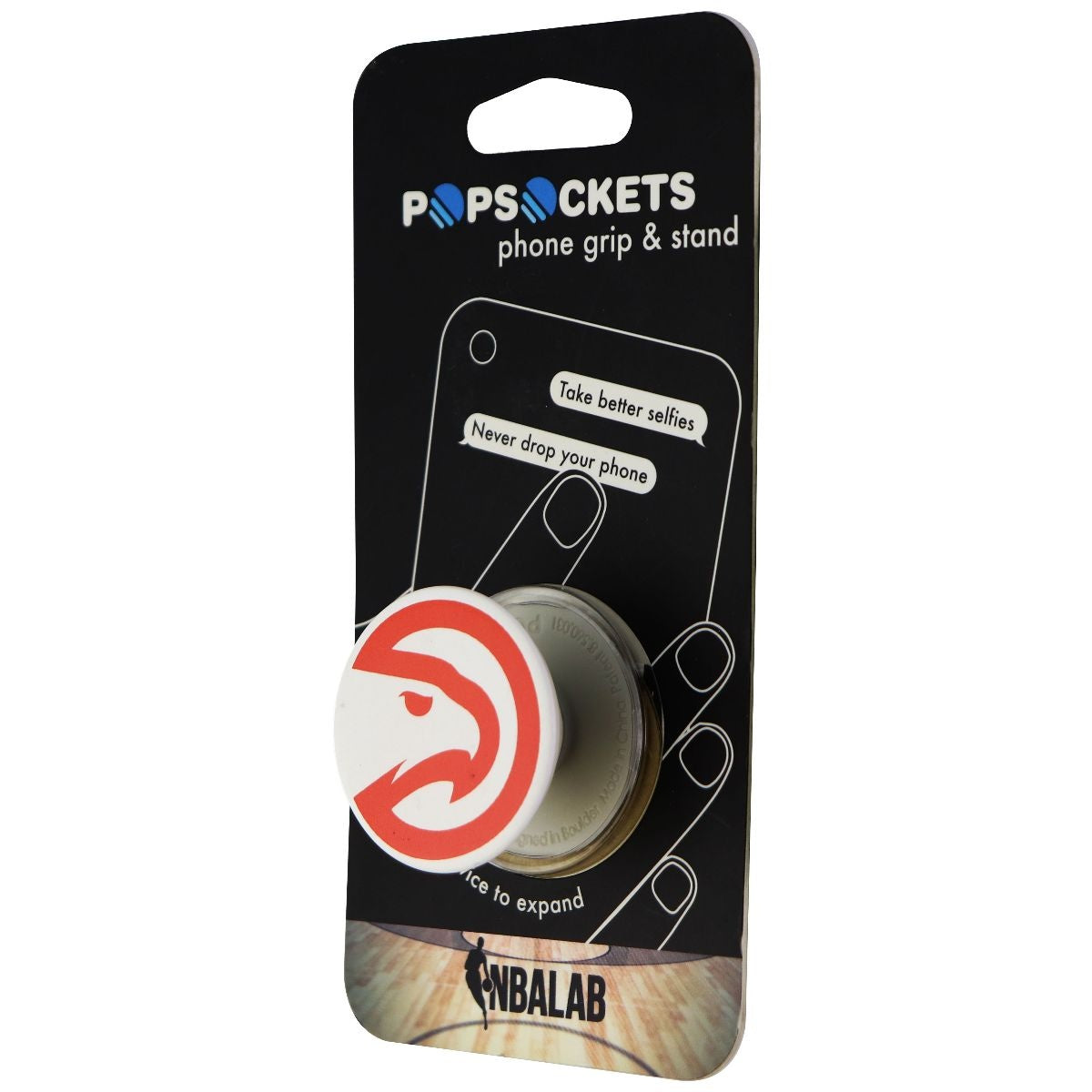 PopSockets: Collapsible Grip and Stand for Phones and Tablets - Atlanta Hawks Cell Phone - Mounts & Holders PopSockets    - Simple Cell Bulk Wholesale Pricing - USA Seller