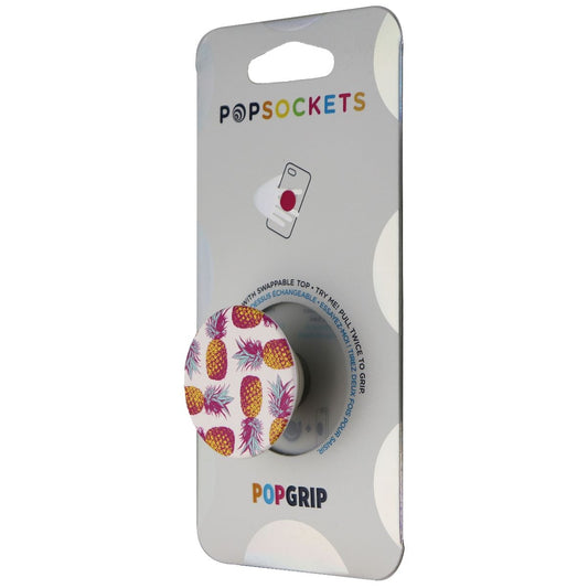 PopSockets PopGrip Expanding Stand & Grip w/ Swappable Top - Pineapple Modernist Cell Phone - Mounts & Holders PopSockets    - Simple Cell Bulk Wholesale Pricing - USA Seller