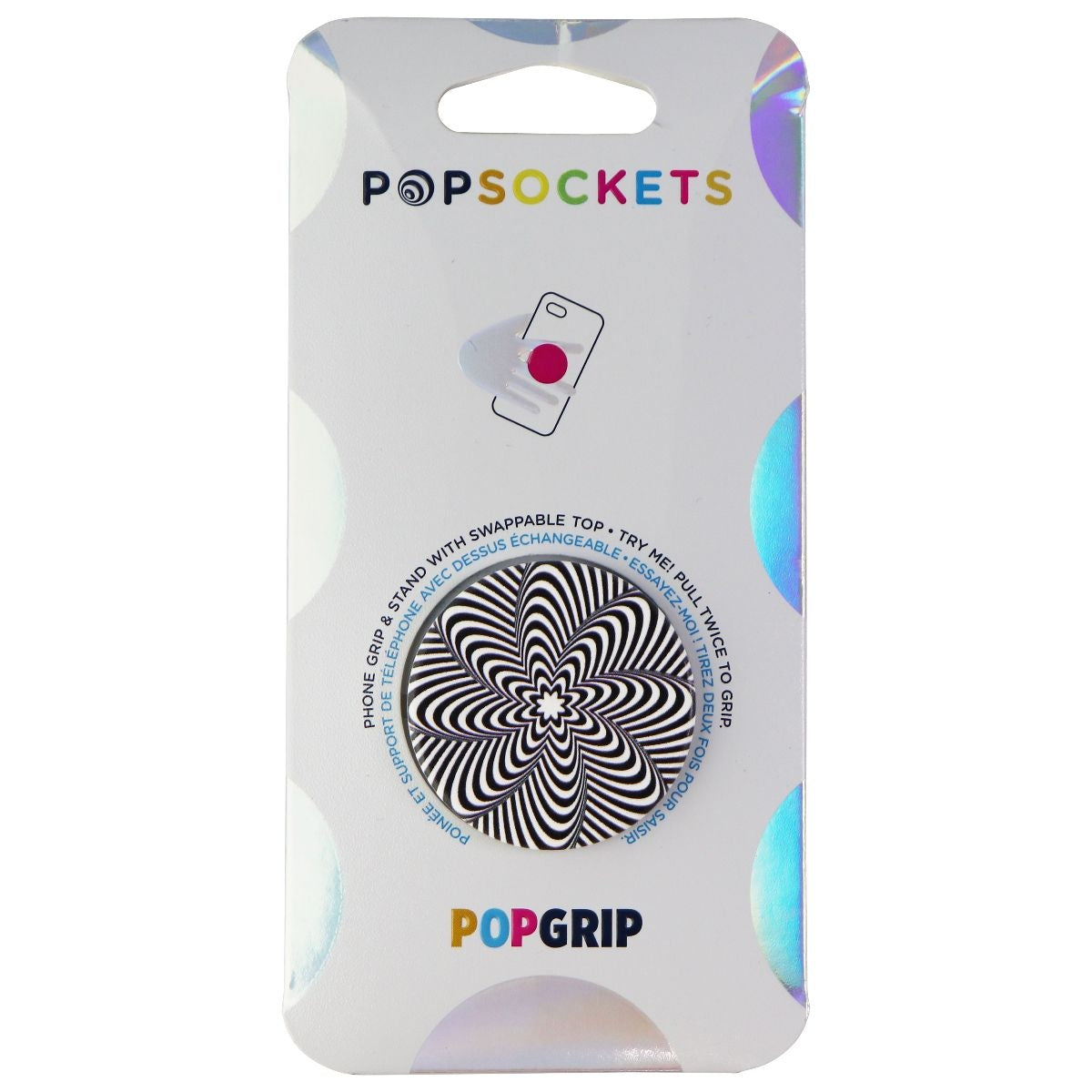 PopSockets: PopGrip Expanding Stand & Grip w/ Swappable Top - Twist Mesmer-Eyes Cell Phone - Mounts & Holders PopSockets    - Simple Cell Bulk Wholesale Pricing - USA Seller