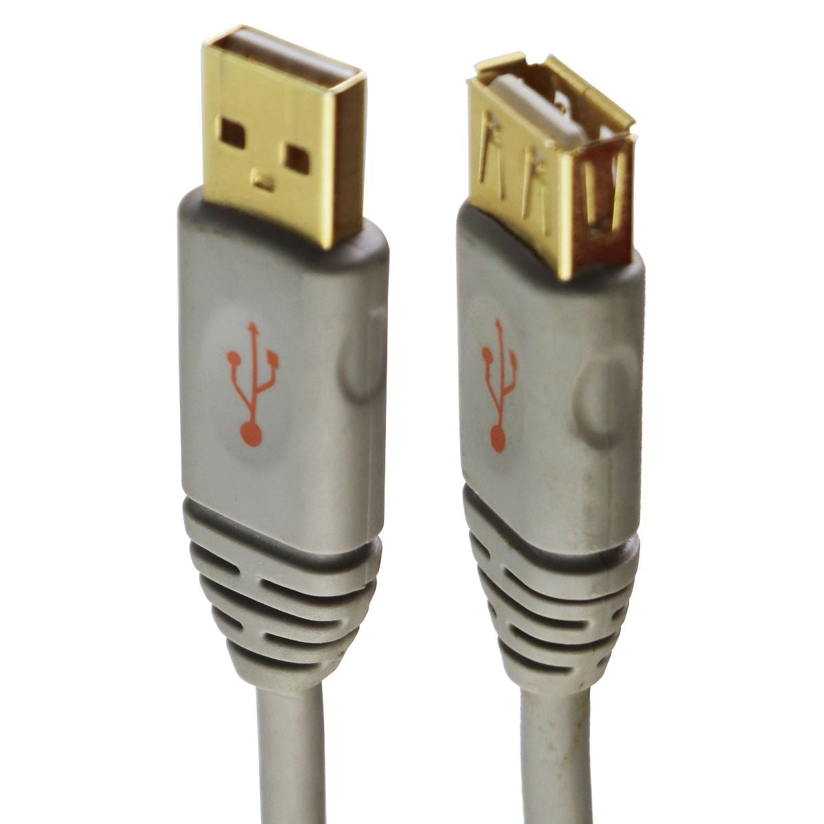 Geek Squad 10Ft USB Female to USB Male Extension Cable - Gray Computer/Network - USB Cables, Hubs & Adapters Geek Squad    - Simple Cell Bulk Wholesale Pricing - USA Seller