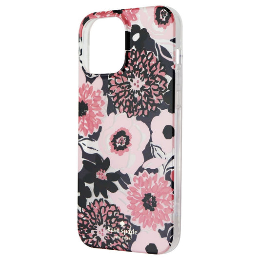 Kate Spade Flexible Case for iPhone 13 Pro Max - Jeweled Dahlia Floral Pink Cell Phone - Cases, Covers & Skins Kate Spade    - Simple Cell Bulk Wholesale Pricing - USA Seller