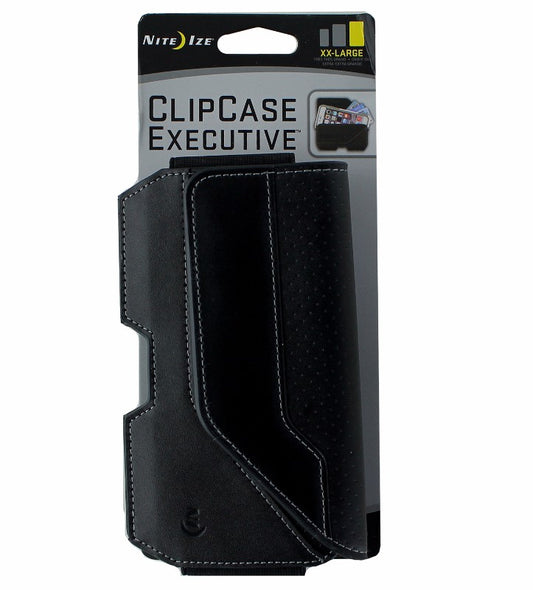 Nite Ize leather Clip Case Executive Universal Rugged Holster XXL - Black Cell Phone - Cases, Covers & Skins Nite Ize    - Simple Cell Bulk Wholesale Pricing - USA Seller