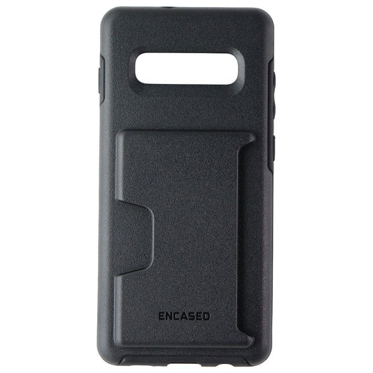 Encased Series Card/Wallet Case for Samsung S10 Plus - Black Cell Phone - Cases, Covers & Skins Encased    - Simple Cell Bulk Wholesale Pricing - USA Seller