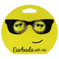 Gabba Goods Heart Eyes Emoji 3.5mm Headphones with Mic - Sunglasses Emoji Portable Audio - Headphones GabbaGoods    - Simple Cell Bulk Wholesale Pricing - USA Seller