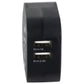 Key 3.4A Dual Output USB Wall Charger - Black (PWUU30059USK) Cell Phone - Chargers & Cradles Key    - Simple Cell Bulk Wholesale Pricing - USA Seller