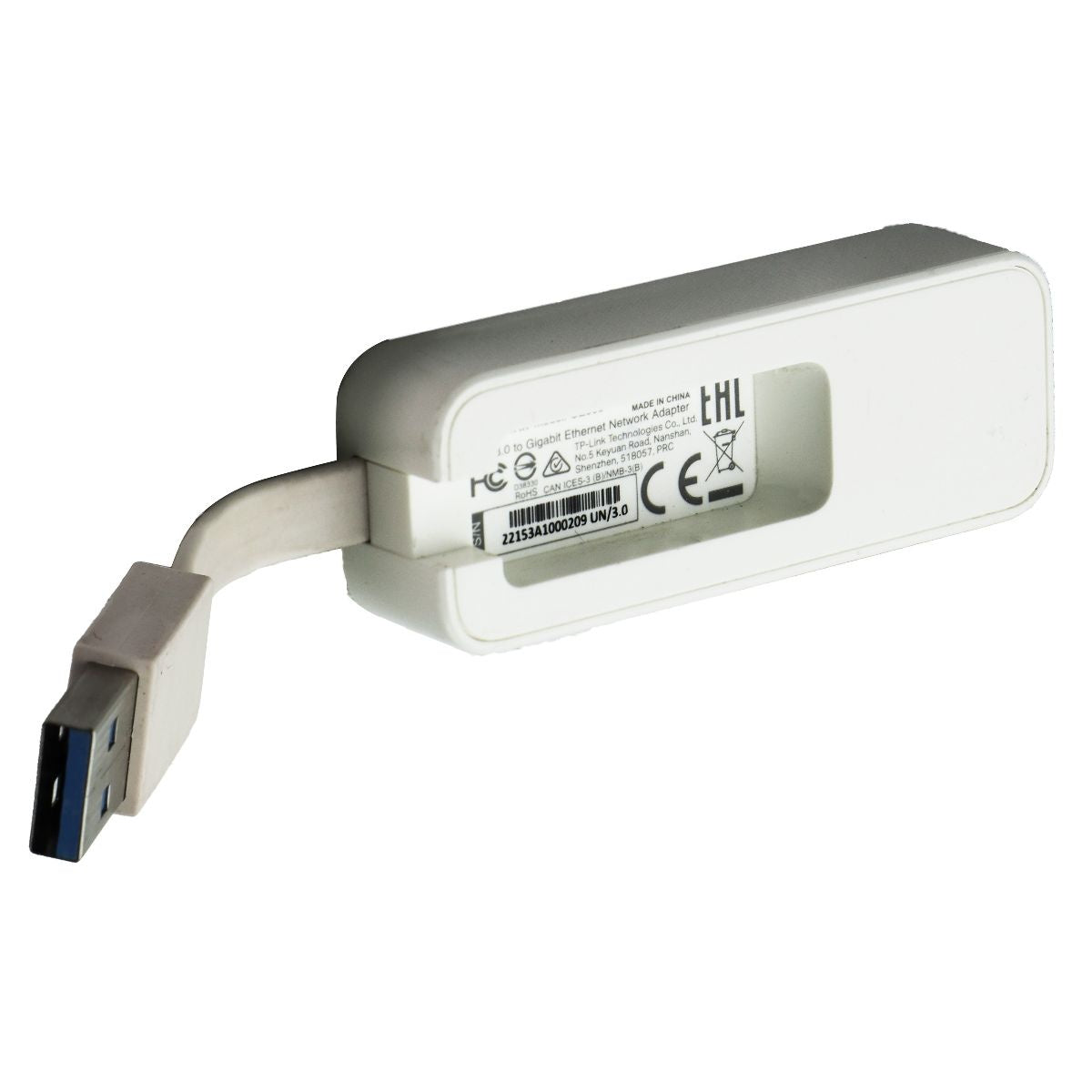 TP-Link Foldable USB 3.0 to Gigabit Ethernet Network Adapter - White Computer/Network - Drive Cables & Adapters TP-LINK    - Simple Cell Bulk Wholesale Pricing - USA Seller