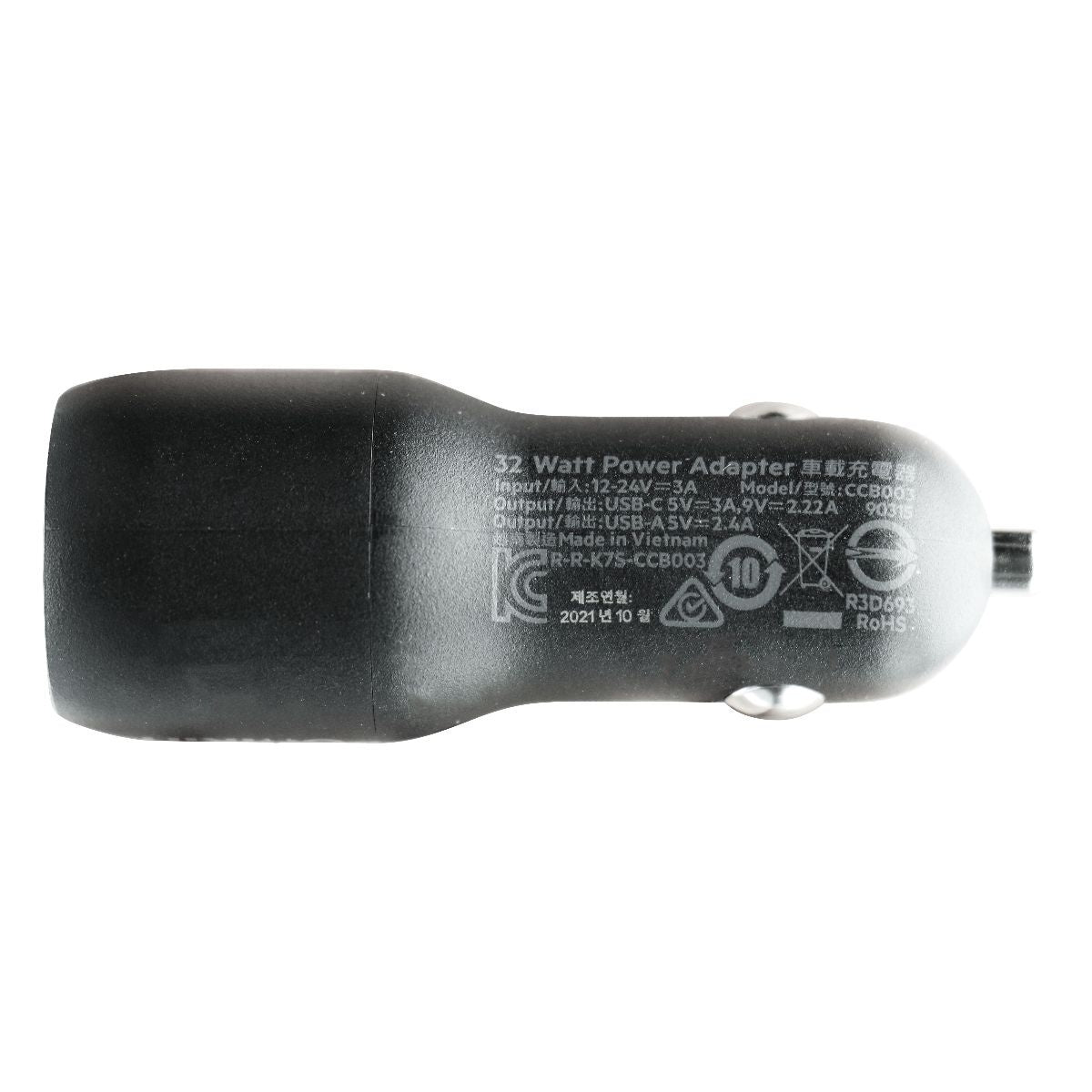 Belkin (32-Watt) Dual Port USB and USB-C Car Charging Adapter - Black Cell Phone - Chargers & Cradles Belkin    - Simple Cell Bulk Wholesale Pricing - USA Seller