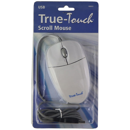 Manhattan True-Touch Basic Scroll Mouse - Wired USB / Off-White (165013) Keyboards/Mice - Mice, Trackballs & Touchpads Manhattan    - Simple Cell Bulk Wholesale Pricing - USA Seller