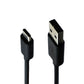 Motorola (3.3-Ft) USB-C to Standard USB Charge/Sync Cable - Black (SC18C49697) Cell Phone - Cables & Adapters Motorola    - Simple Cell Bulk Wholesale Pricing - USA Seller