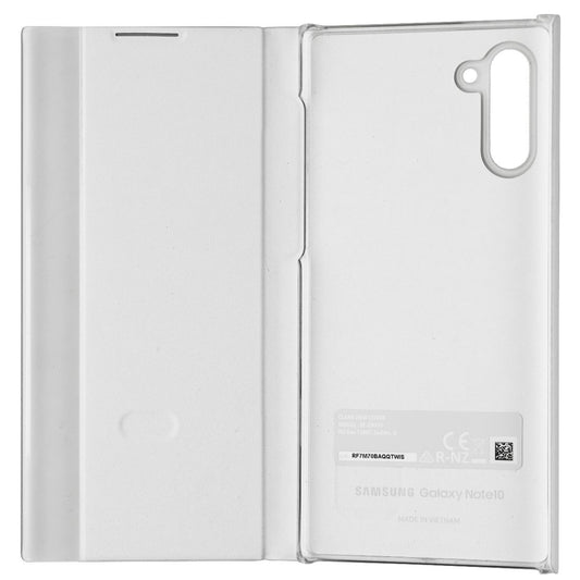S-View Flip Cover Case for Samsung Galaxy Note10 Cell Phones - White Cell Phone - Cases, Covers & Skins Samsung    - Simple Cell Bulk Wholesale Pricing - USA Seller