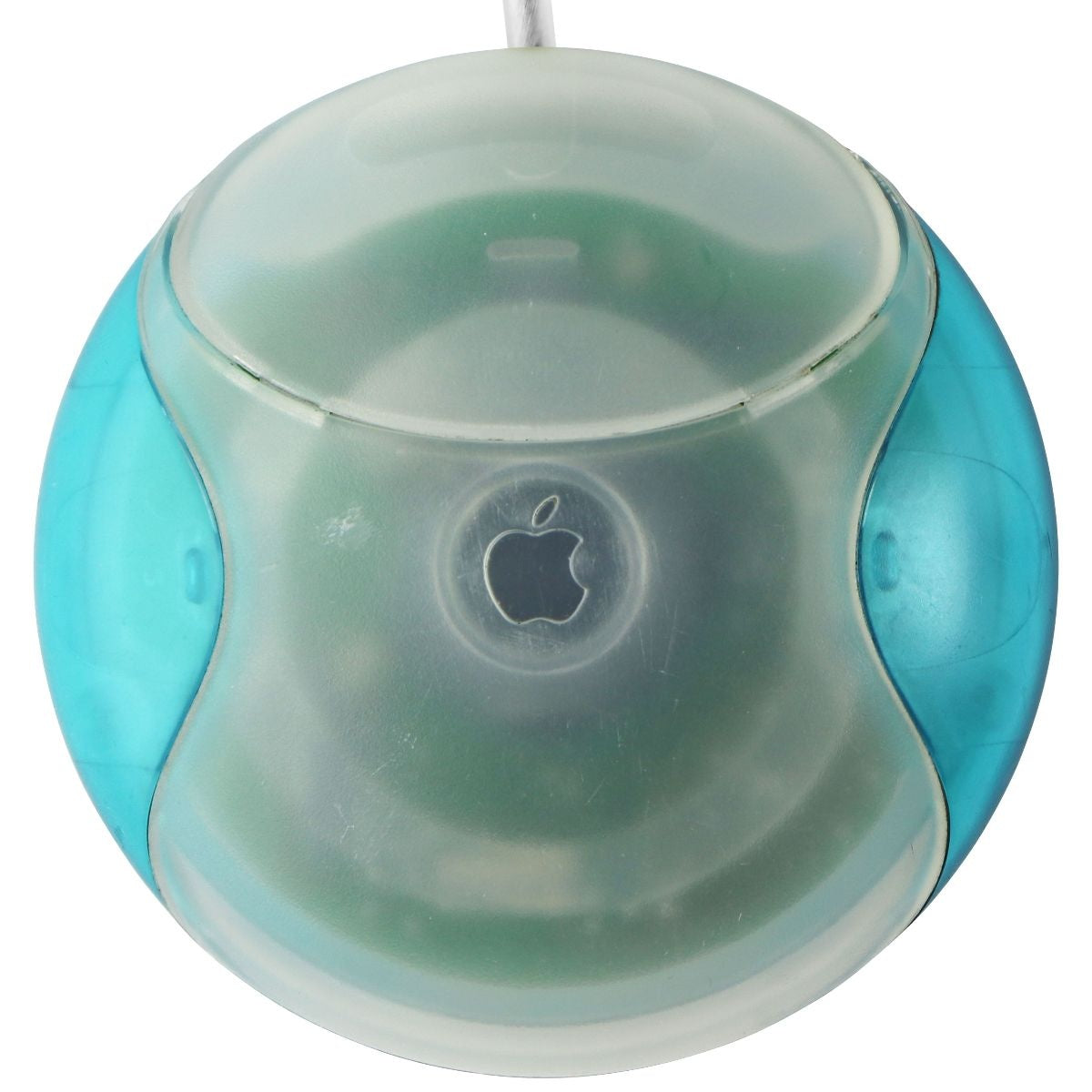 Apple Original M4848 Vintage Blue/Teal iMac Hockey Puck USB Wired Mouse Keyboards/Mice - Mice, Trackballs & Touchpads Apple    - Simple Cell Bulk Wholesale Pricing - USA Seller