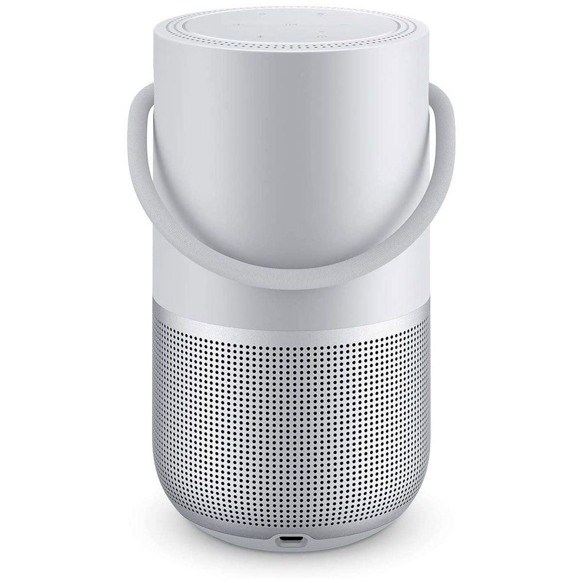 Bose Portable Smart Home Speaker - Silver Luxe (829393-1300) Home Multimedia - Home Speakers & Subwoofers Bose    - Simple Cell Bulk Wholesale Pricing - USA Seller