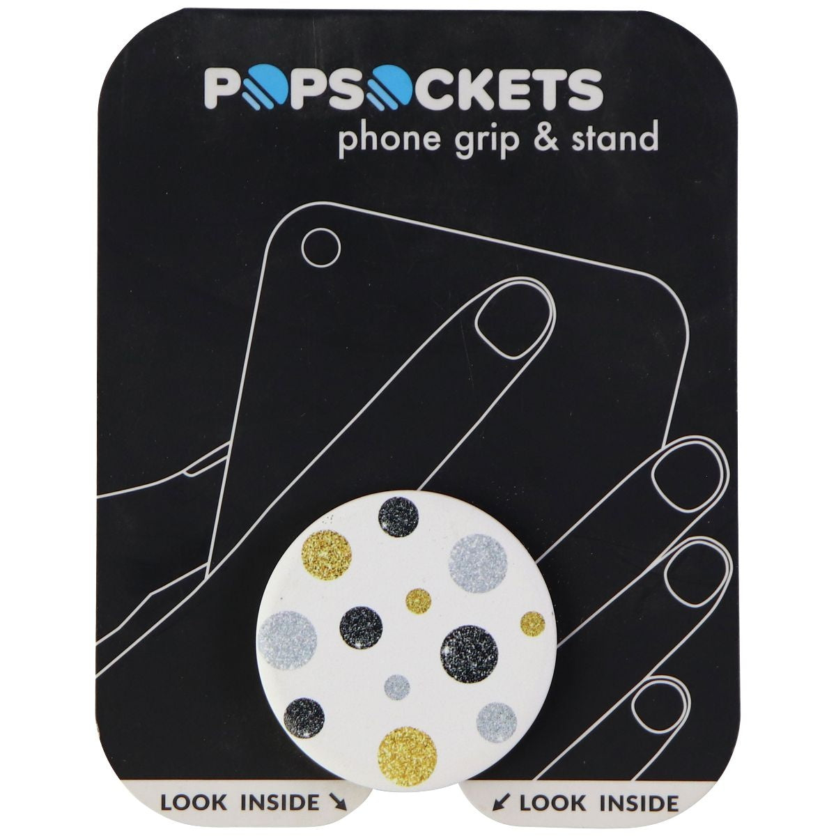 PopSockets: Collapsible Grip & Stand for Phones and Tablets - Shimmer & Shine Cell Phone - Mounts & Holders PopSockets    - Simple Cell Bulk Wholesale Pricing - USA Seller