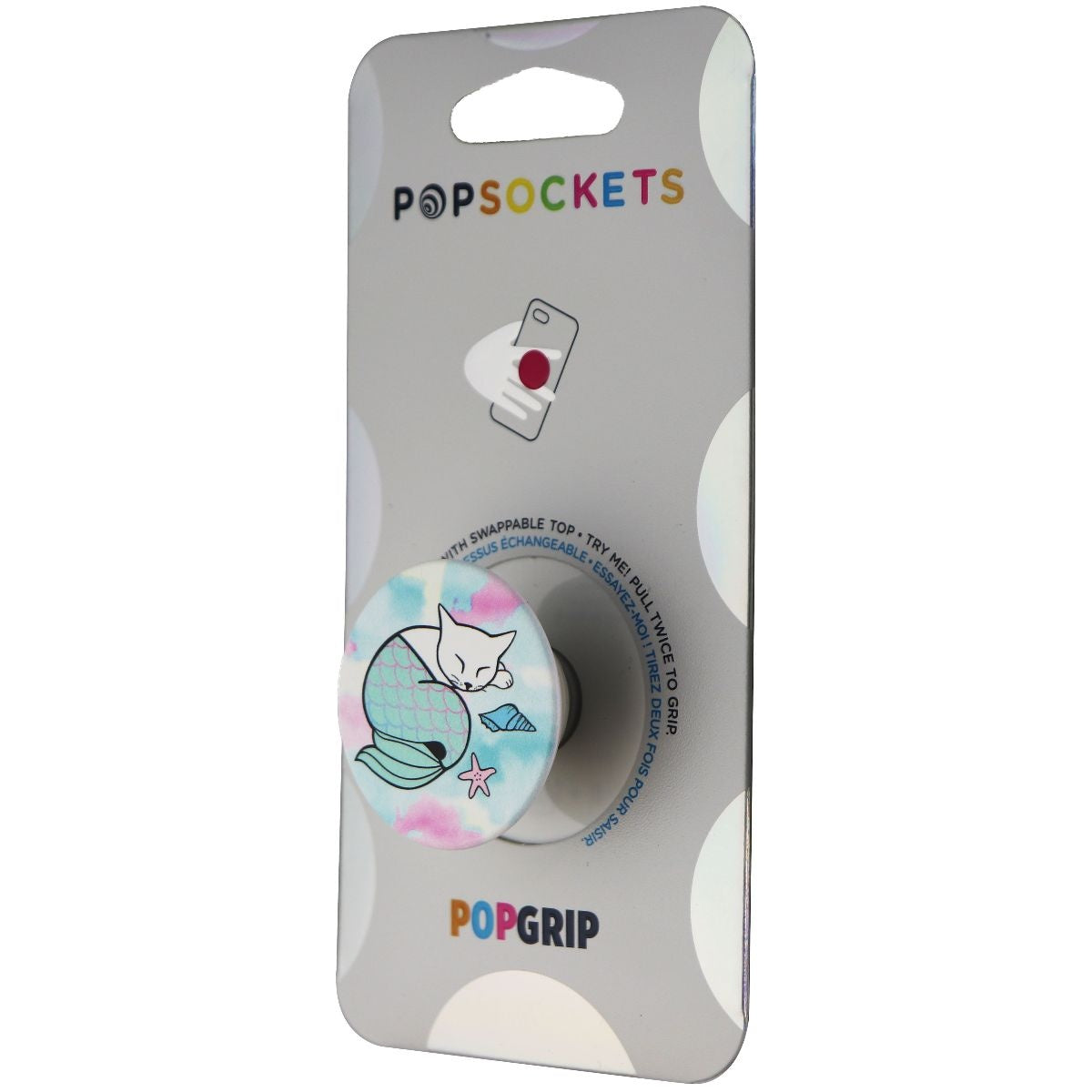 PopSockets PopGrip Expanding Stand and Grip with Swappable Top - Purrmaid Cell Phone - Mounts & Holders PopSockets    - Simple Cell Bulk Wholesale Pricing - USA Seller