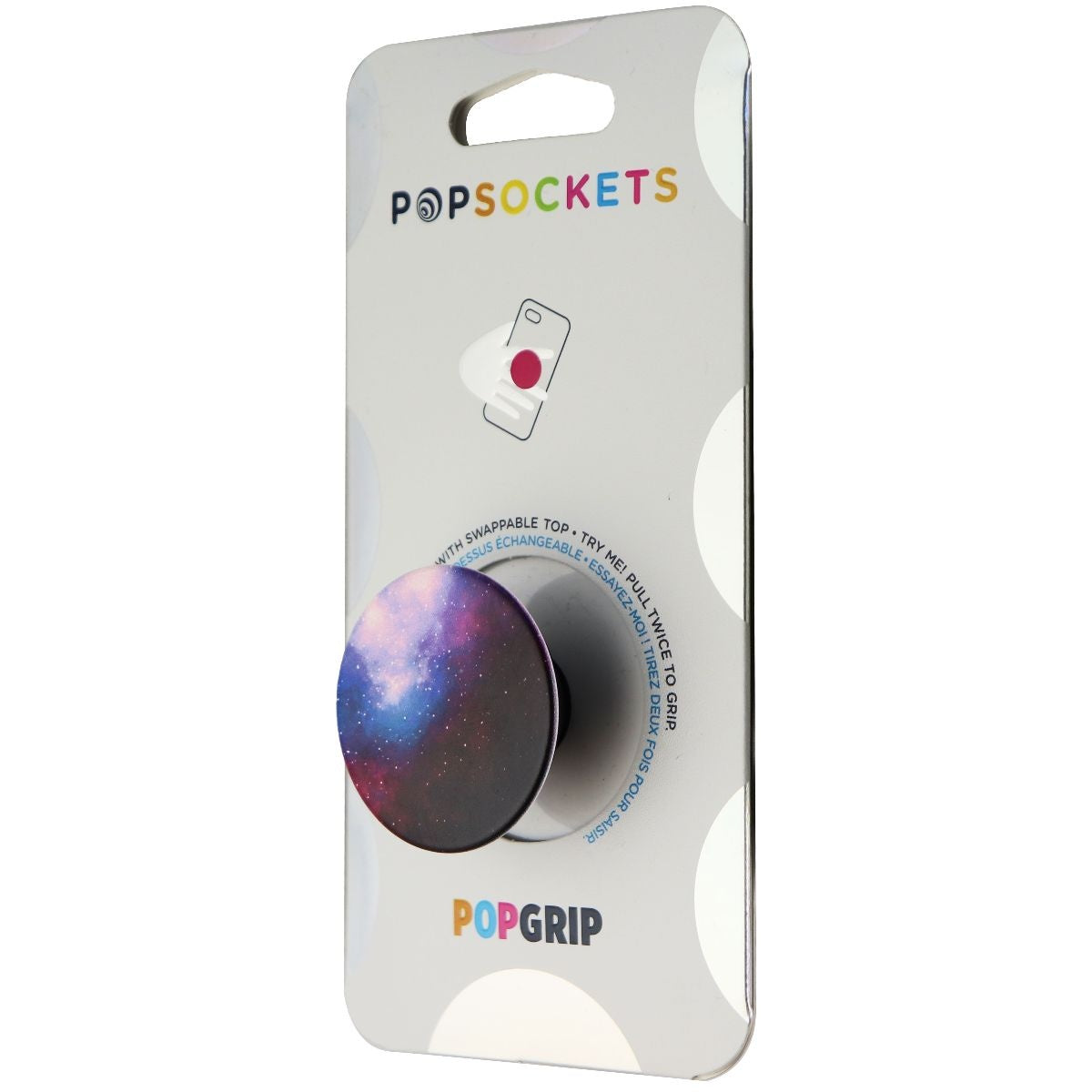 PopSockets: PopGrip with Swappable Top for Phones & Tablets - Violet Cosmos Cell Phone - Mounts & Holders PopSockets    - Simple Cell Bulk Wholesale Pricing - USA Seller